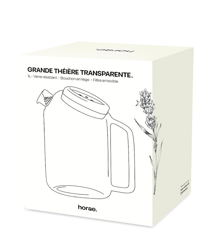 Théière en verre 1 L Horae – vue 4