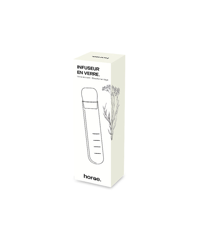 Infuseur transparent en verre soufflé Horae – vue 4