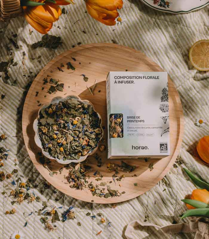 Composition florale à infuser - Brise de Printemps Bio 50g vrac Horae – vue 2