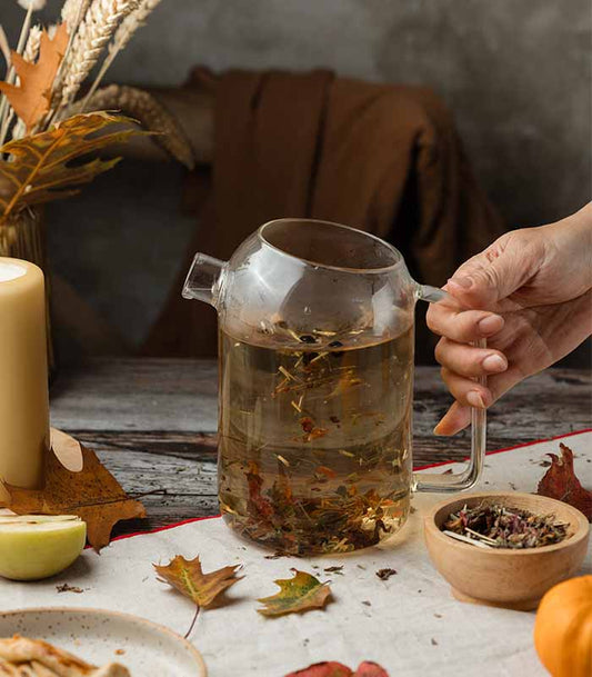 Composition florale à infuser  - Promenade d'Automne Bio 50g vrac Horae – vue 2