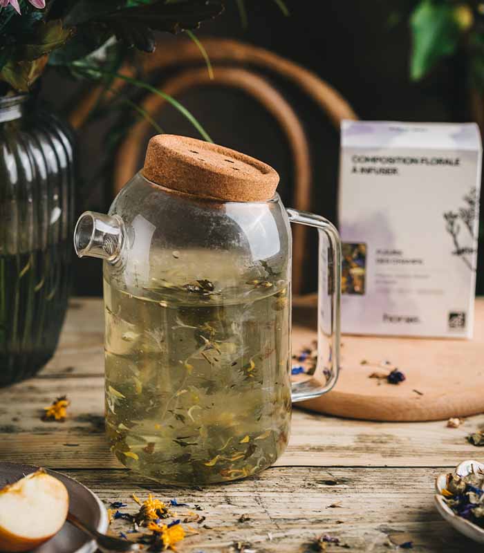 Composition florale à infuser  - Fleurs des Champs Bio 40g vrac Horae – vue 4