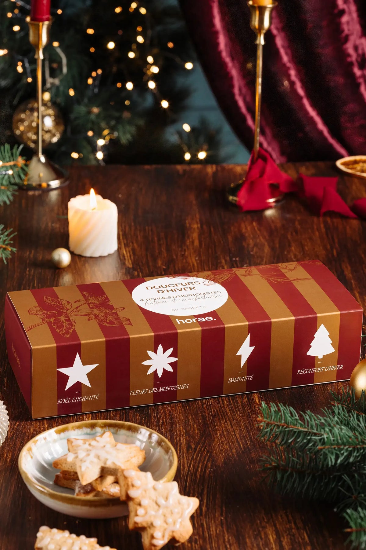 Coffret 32 sachets Collection Noël bio Horae