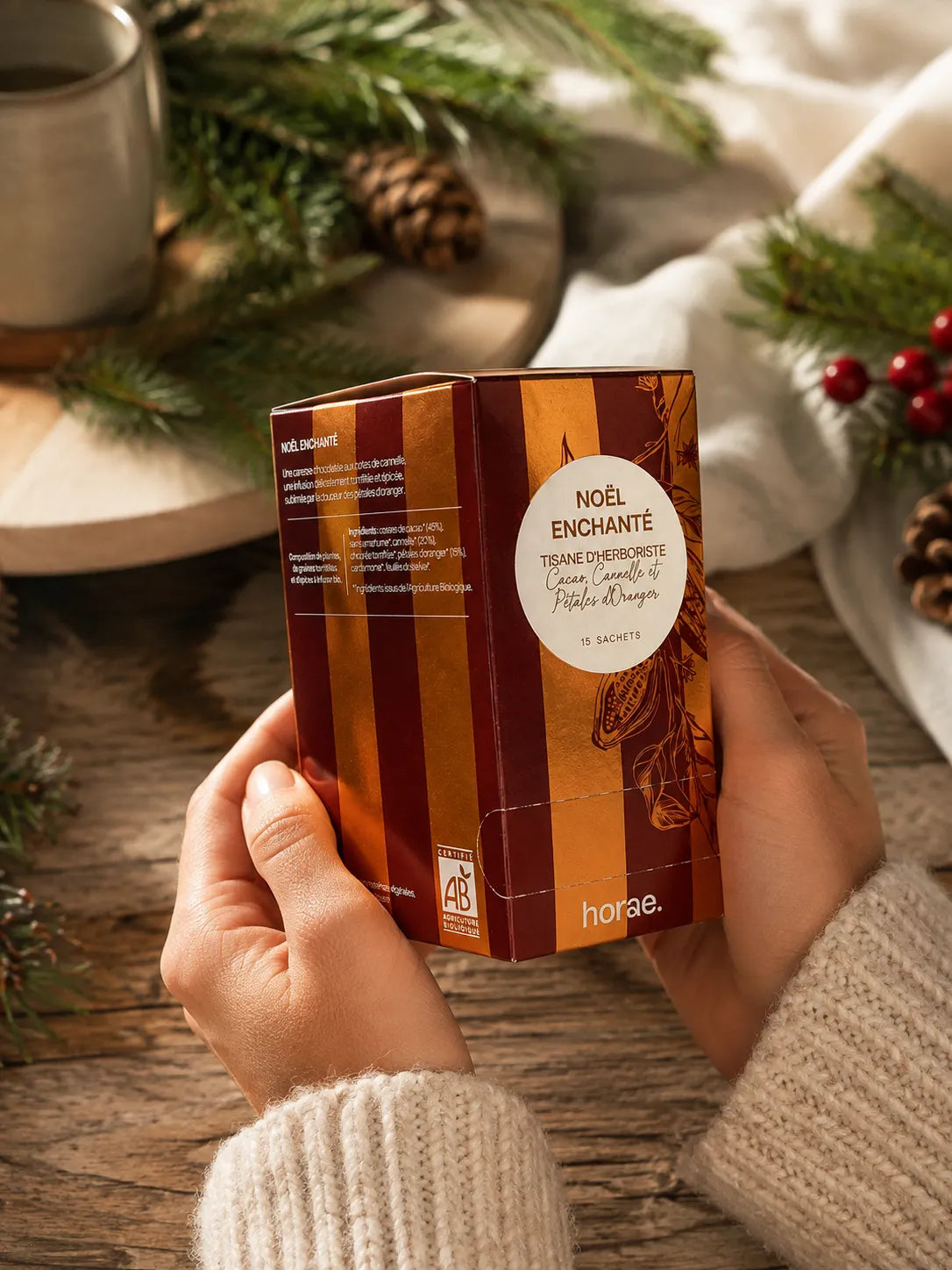 Tisane Herboriste de Noël 15 sachets bio Horae