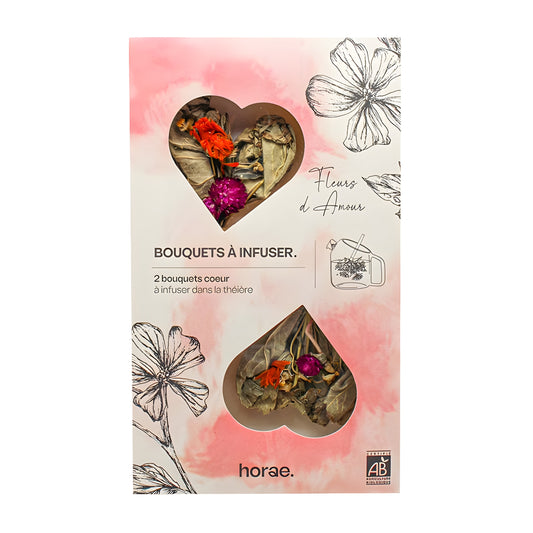 2 Bouquets à infuser - Fleurs d'Amour Bio Horae