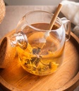 théière en verre