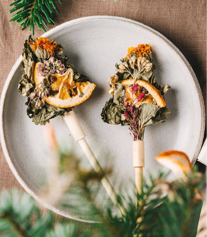 2 Bouquets de Noël à infuser bio en forme de Sapin de Noël Horae