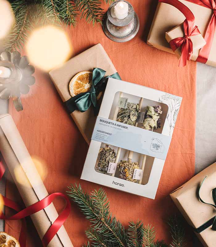 Coffret de 4 bouquets à infuser Bio Horae