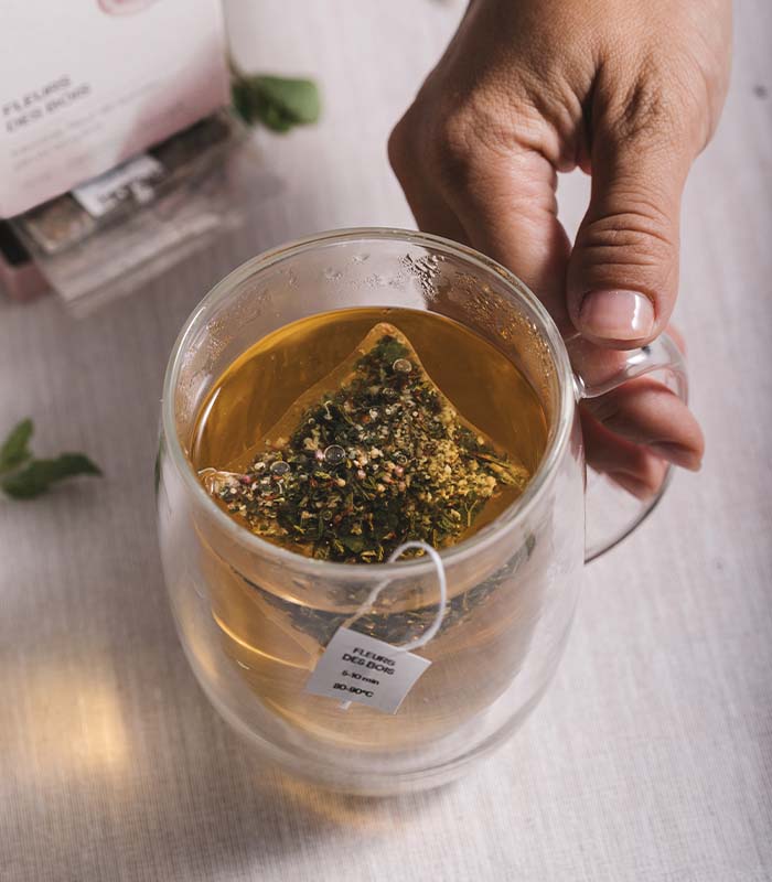 Fleurs des bois – Tisane en sachet bio – Boîte de 15 sachets