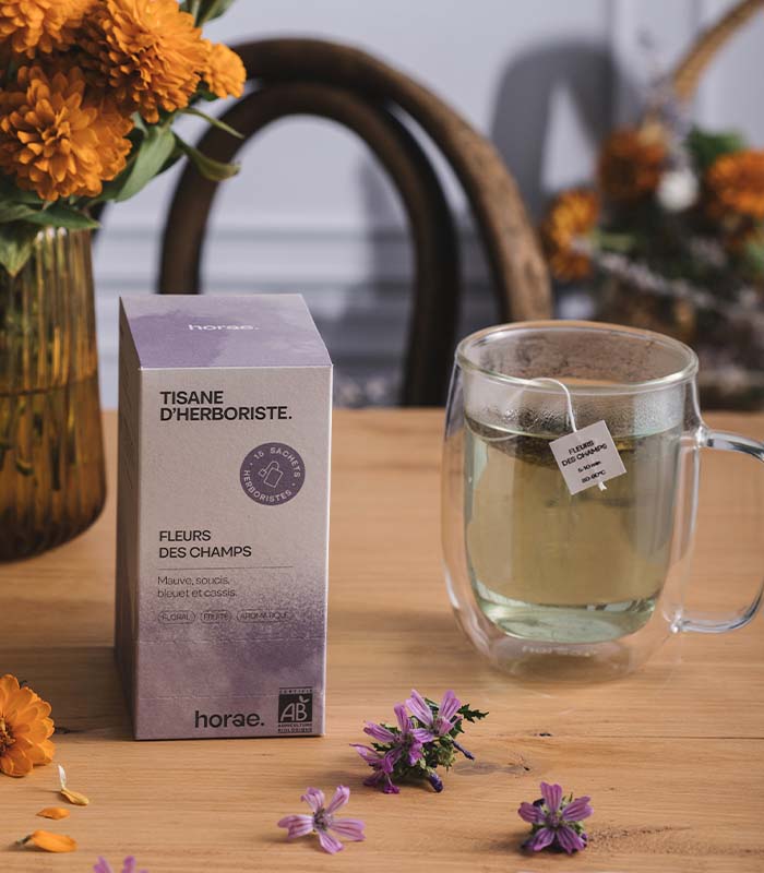 Fleurs des champs - Tisane en sachet bio - Boîte de 15 sachets
