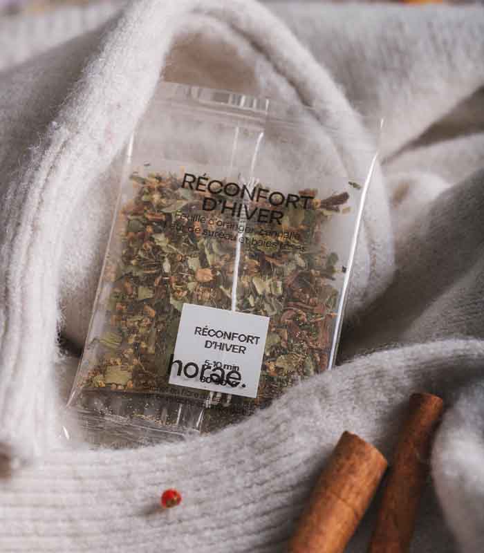 Réconfort d’Hiver – Tisane en sachet bio – Boîte de 15 sachets