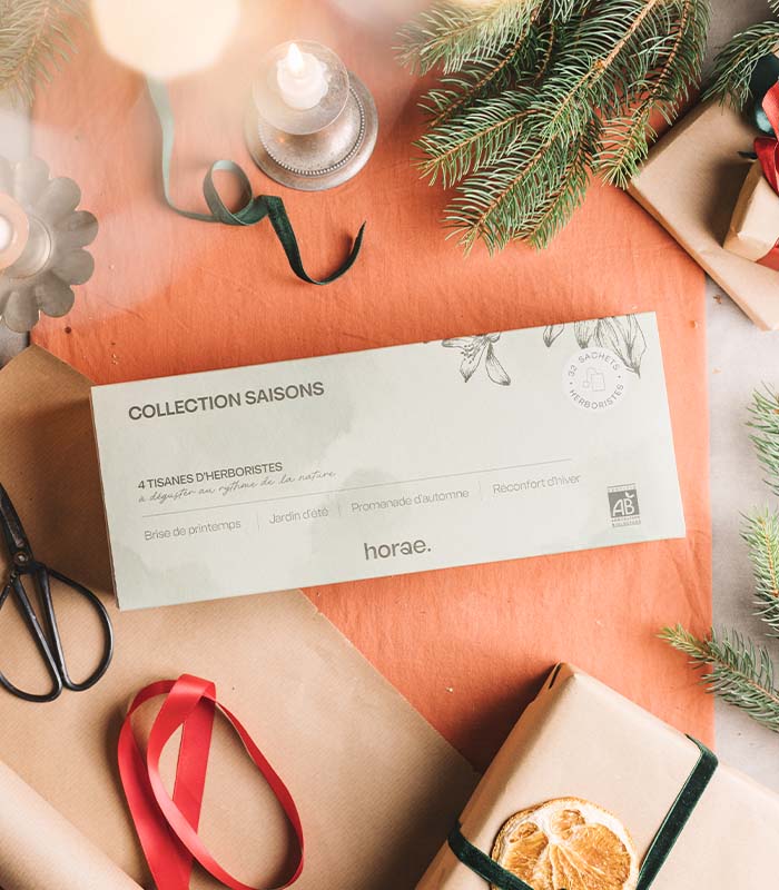 Coffret d'infusions bio 4 saisons de 32 sachets Horae