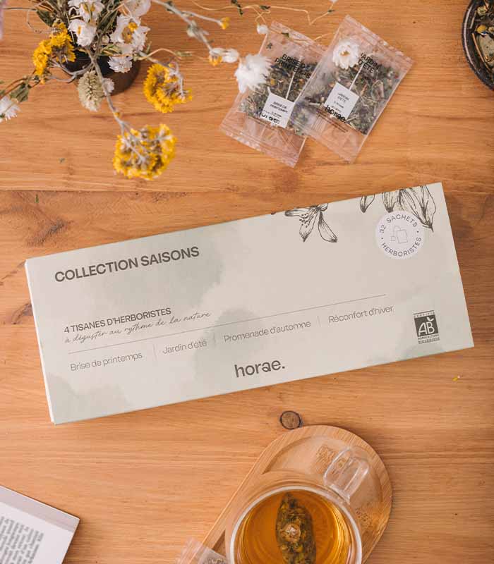 Coffret d'infusions bio 4 saisons de 32 sachets Horae