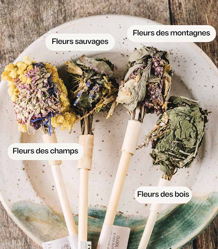 4 bouquets à infuser bio Horae - Coffret infusion bio