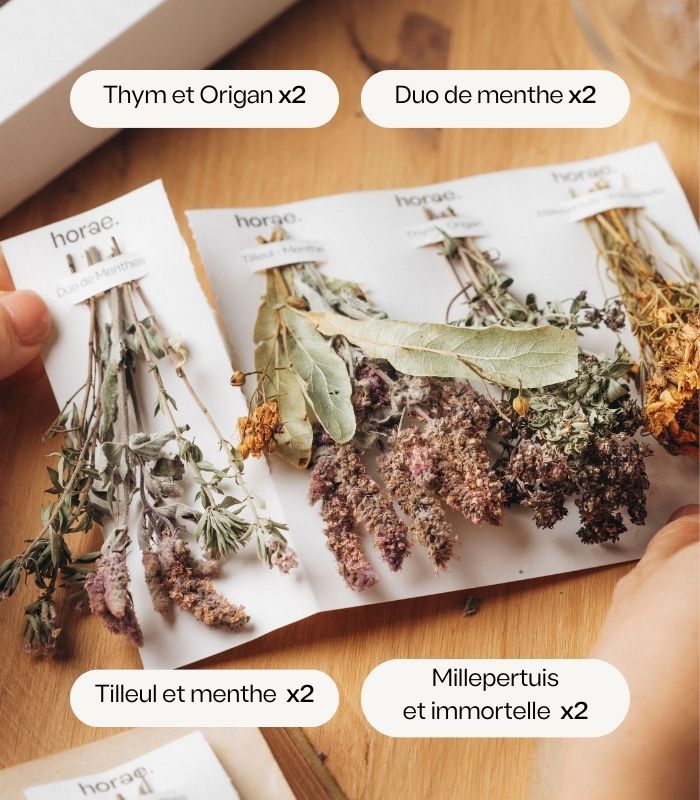 Herbier 8 bouquets à infuser - Coffret infusion bio