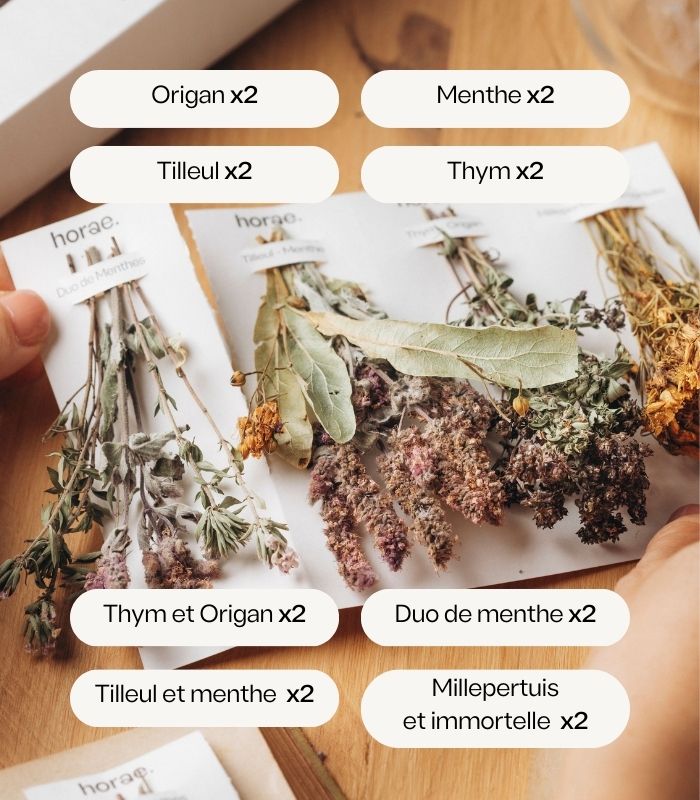 Herbier 16 bouquets à infuser - Coffret infusion bio