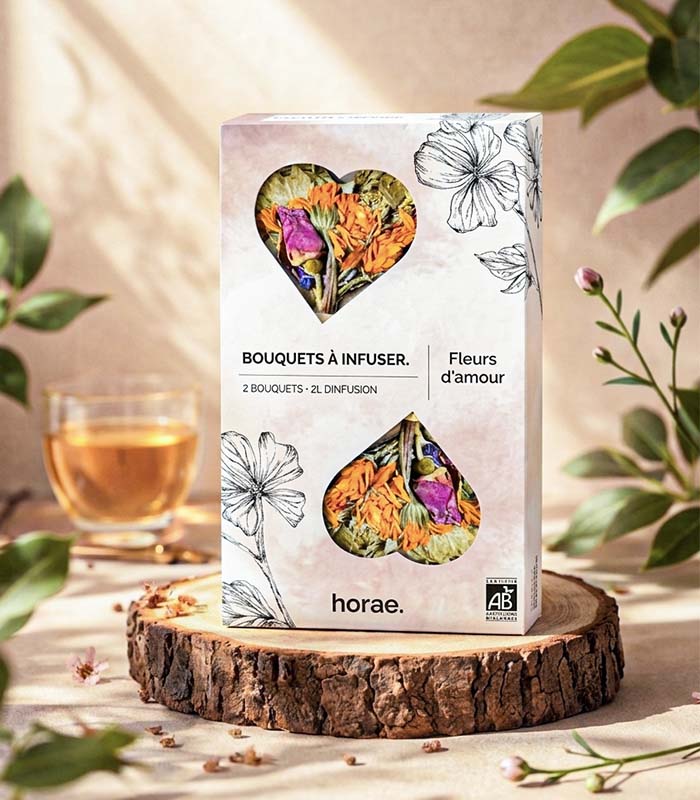 2 Bouquets à infuser - Fleurs d'Amour Bio Horae 