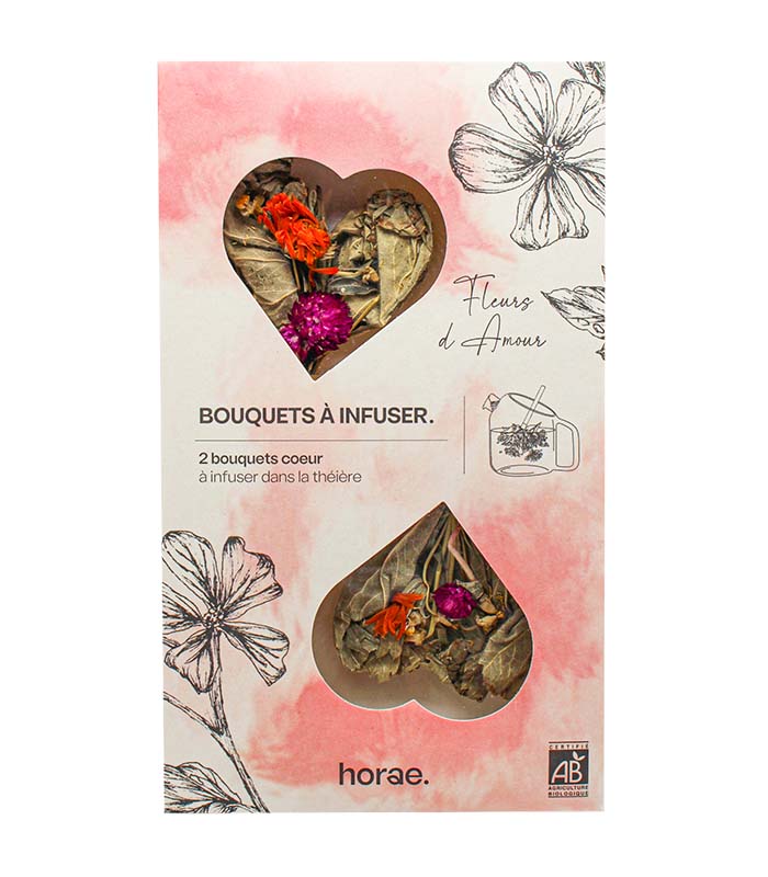 [U50943] 2 Bouquets à infuser - Fleurs d'Amour Bio Horae 