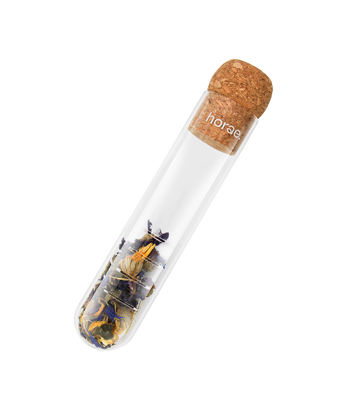 Infuseur transparent en verre soufflé Horae