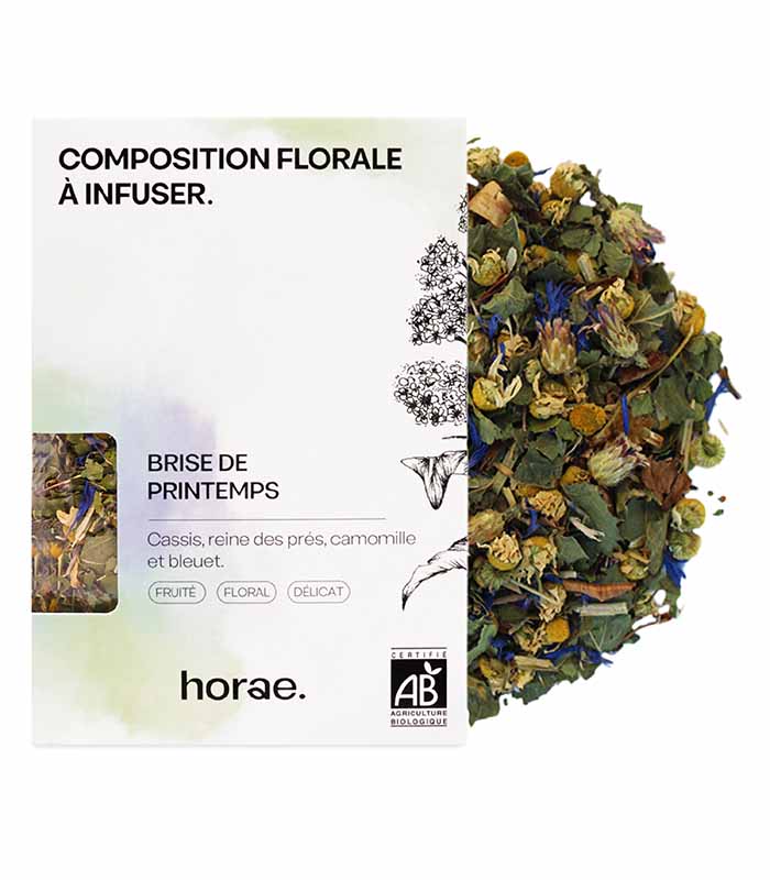 Composition florale à infuser - Brise de Printemps - Infusion vrac bio Horae - 50g