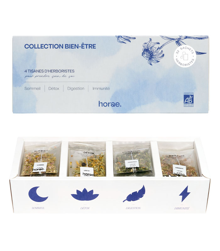 Coffret d’infusions bien-être de 32 sachets Horae 