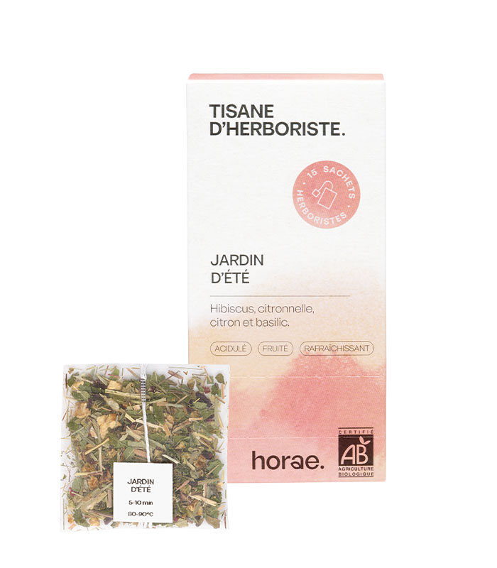 [U50615] Jardin d’Été – Tisane en sachet bio – Boîte de 15 sachets