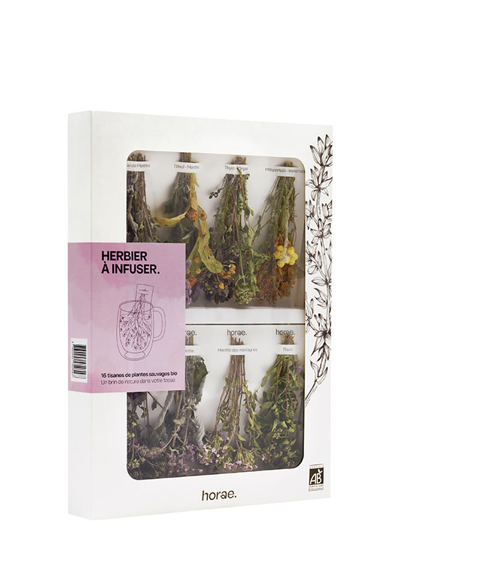 Herbier 16 bouquets à infuser - Coffret infusion bio