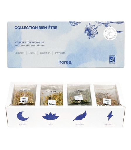 [U50561] Coffret d’infusions bien-être de 32 sachets Horae 